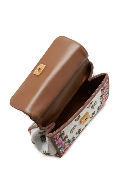 Dolce & Gabbana Re-Edition 2000's Sicily Canvas Floral Bag | Thumbnail 7