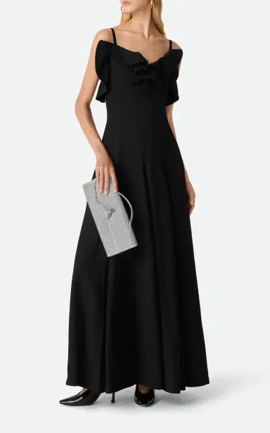 Bottega Veneta Andiamo Crystal-Embellished Leather Clutch | Thumbnail 2