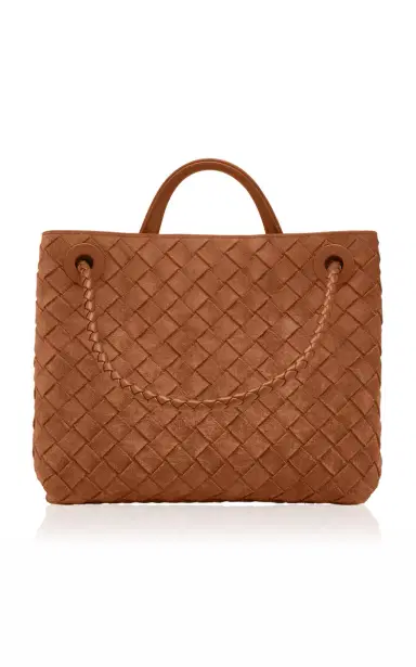 Bottega Veneta Small Andiamo Intrecciato Suede Bag | Thumbnail 6 Bottega Veneta Small Andiamo Intrecciato Suede Bag | Thumbnail 6