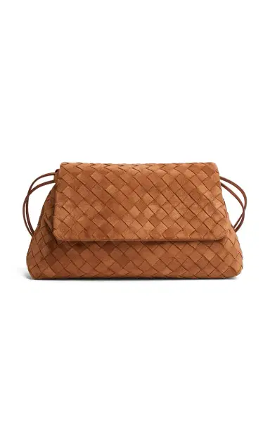 Bottega Veneta Giorno Intrecciato Suede Bag | Thumbnail 6