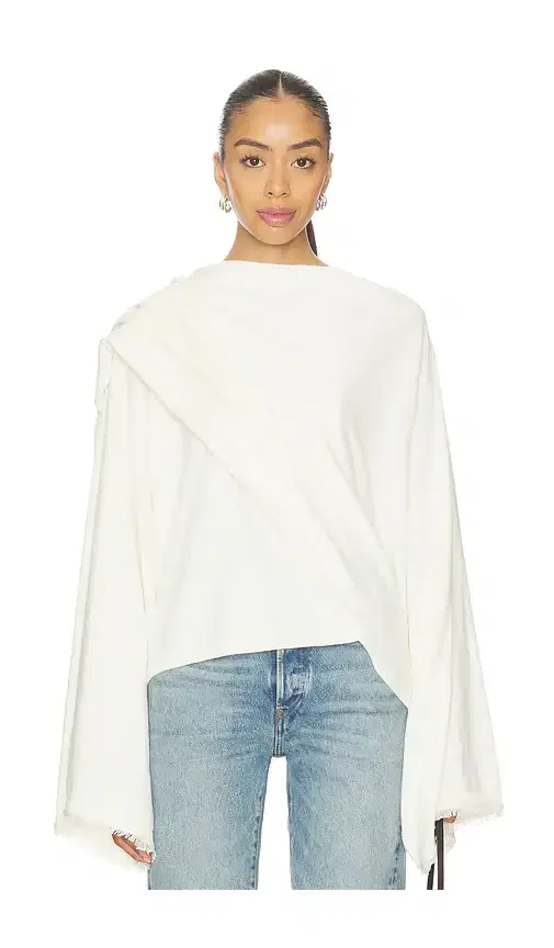 x Premium Cashmere Wrap Sweater