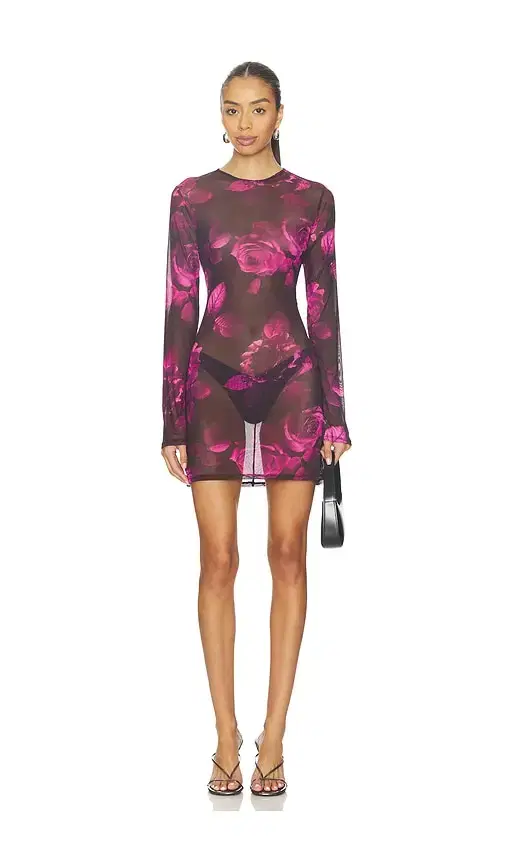 Good American Mesh Mini Dress