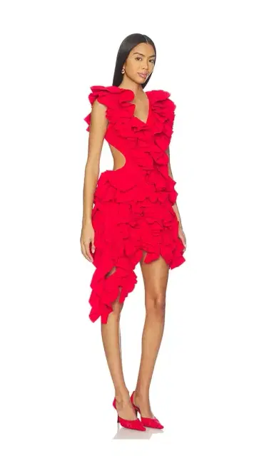 AKNVAS Olive Ruffle Dress | Thumbnail 2