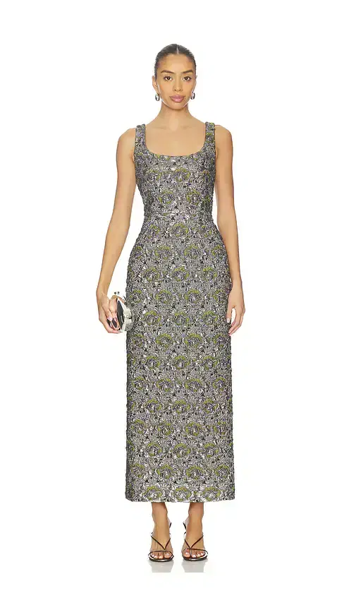 SIMKHAI Ravenna Midi Dress