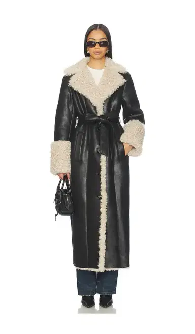 LAMARQUE Polly Faux Fur Trench Coat | Thumbnail 1 LAMARQUE Polly Faux Fur Trench Coat | Thumbnail 1
