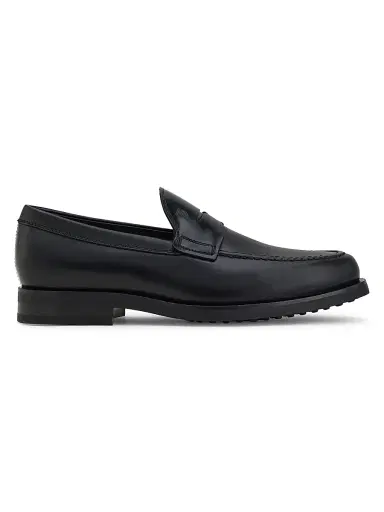 Tod's Men's Formale Leather Loafers - Black | Thumbnail 1 Tod's Men's Formale Leather Loafers - Black | Thumbnail 1