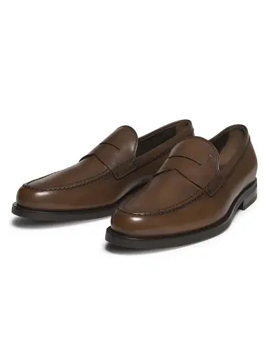 Tod's Men's Leather Penny Loafers | Thumbnail 2 Tod's Men's Leather Penny Loafers | Thumbnail 2