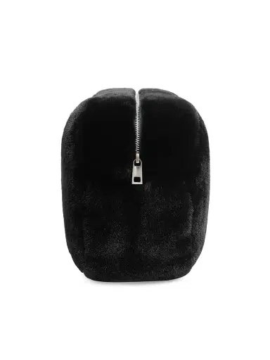 Apparis Women's Noor Jumbo Faux-Fur Pochette - Noir | Thumbnail 3 Apparis Women's Noor Jumbo Faux-Fur Pochette - Noir | Thumbnail 3