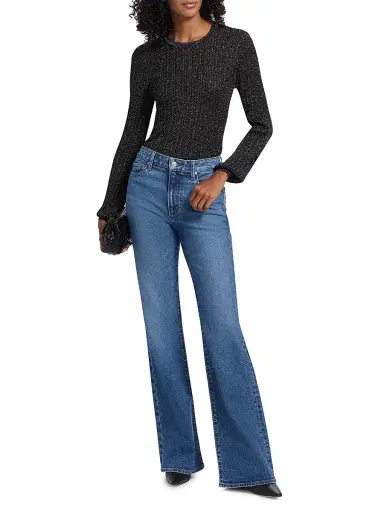 PAIGE Women's Sofia Mid-Rise Flared Jeans | Thumbnail 2 PAIGE Women's Sofia Mid-Rise Flared Jeans | Thumbnail 2