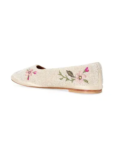 Staud Women's Alba Beaded Ballet Flats - Do Not Disturb - Size 10.5 | Thumbnail 3