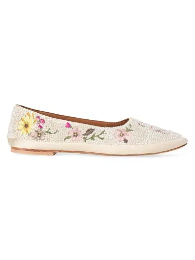 Staud Women's Alba Beaded Ballet Flats - Do Not Disturb - Size 10.5 | Thumbnail 1