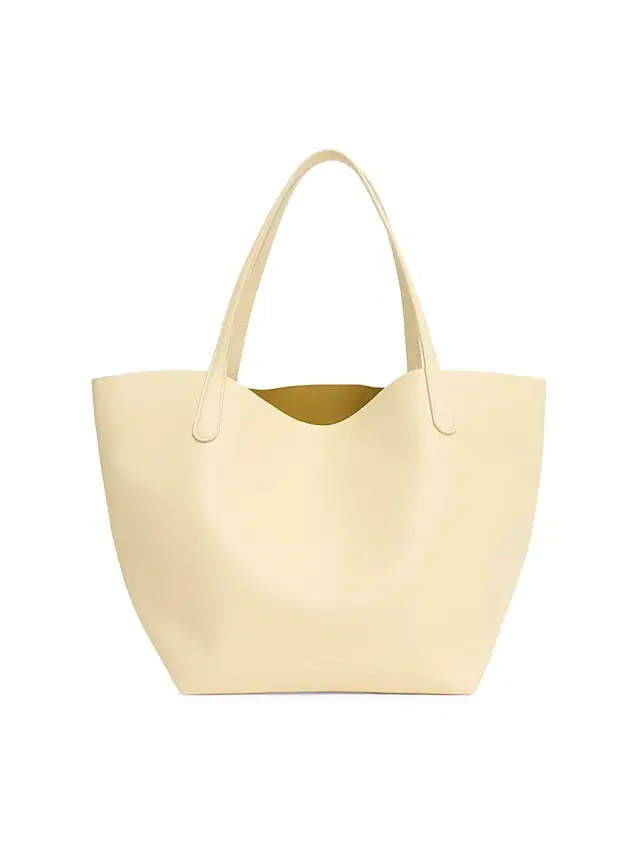 Mansur Gavriel Women's Everyday Leather Tote Bag - Crema Paglia