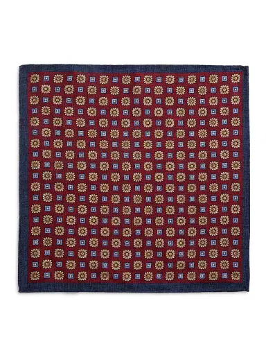 Saks Fifth Avenue Men's COLLECTION Floral Silk Pocket Square | Thumbnail 2