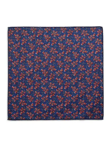 Saks Fifth Avenue Men's COLLECTION Floral Silk Pocket Square | Thumbnail 3