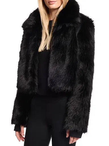 Sam. Women's Brandi Faux-Fur Bolero Jacket | Thumbnail 3 Sam. Women's Brandi Faux-Fur Bolero Jacket | Thumbnail 3