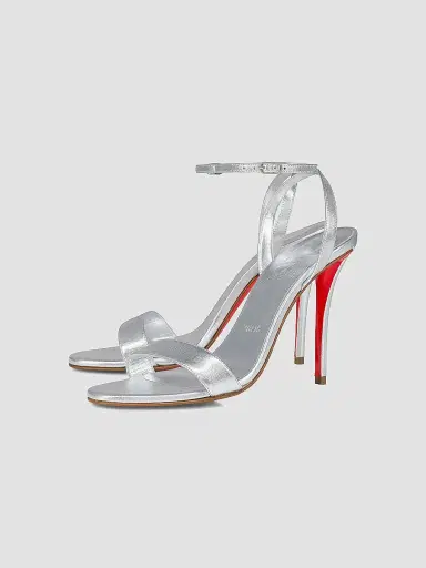 Christian Louboutin Women's Miss Z 100MM Leather Strappy Sandals | Thumbnail 2 Christian Louboutin Women's Miss Z 100MM Leather Strappy Sandals | Thumbnail 2