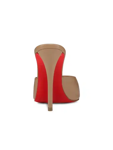 Christian Louboutin Women's Miss Z 100MM Leather Mule Sandals - Blush - Size 12 | Thumbnail 3 Christian Louboutin Women's Miss Z 100MM Leather Mule Sandals - Blush - Size 12 | Thumbnail 3