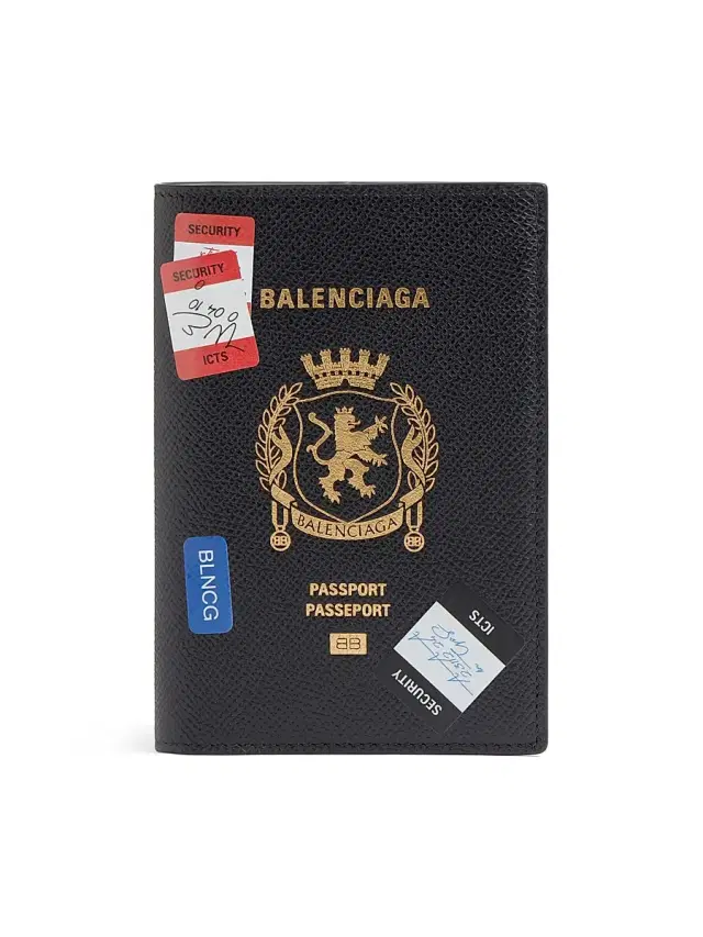 Men's Passport Holder - Black
