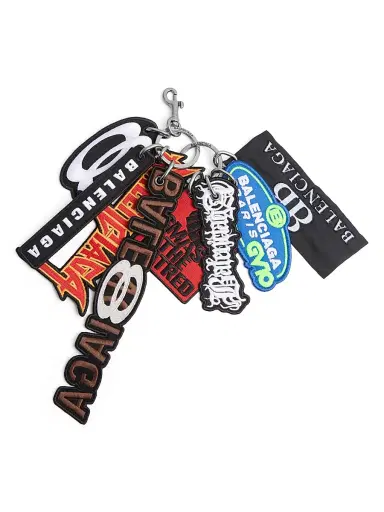 Balenciaga Women's Charm Keychain Patches | Thumbnail 1 Balenciaga Women's Charm Keychain Patches | Thumbnail 1