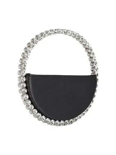 L'Alingi Women's Eternity Embellished-Handle Satin Clutch | Thumbnail 2 L'Alingi Women's Eternity Embellished-Handle Satin Clutch | Thumbnail 2