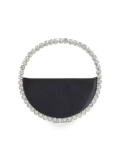 L'Alingi Women's Eternity Embellished-Handle Satin Clutch | Thumbnail 1 L'Alingi Women's Eternity Embellished-Handle Satin Clutch | Thumbnail 1