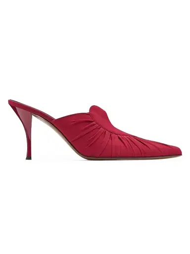 NEOUS Women's Kochab 65MM Ruched Crepe de Chine Mules | Thumbnail 1 NEOUS Women's Kochab 65MM Ruched Crepe de Chine Mules | Thumbnail 1