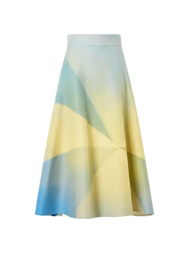 Women's Sunbeam Print Cotton Midi-Skirt
