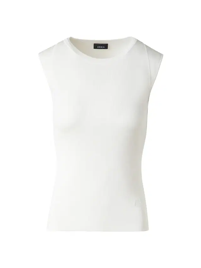 Akris Women's Silk Knit Crewneck Top - Ecru