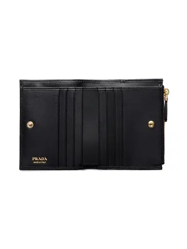 Prada Women's Leather Wallet - Black | Thumbnail 2 Prada Women's Leather Wallet - Black | Thumbnail 2