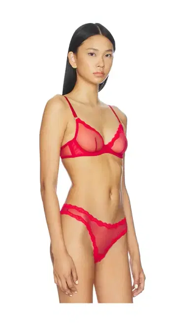 Fleur du Mal Sheer Tulle Demi Bra | Thumbnail 2 Fleur du Mal Sheer Tulle Demi Bra | Thumbnail 2