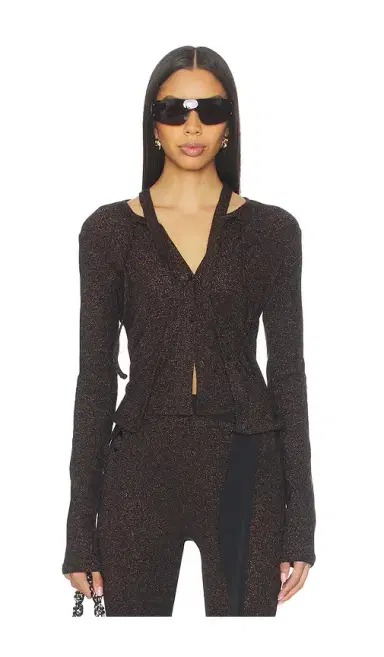 Ottolinger Double Closure Rib Cardigan | Thumbnail 1 Ottolinger Double Closure Rib Cardigan | Thumbnail 1