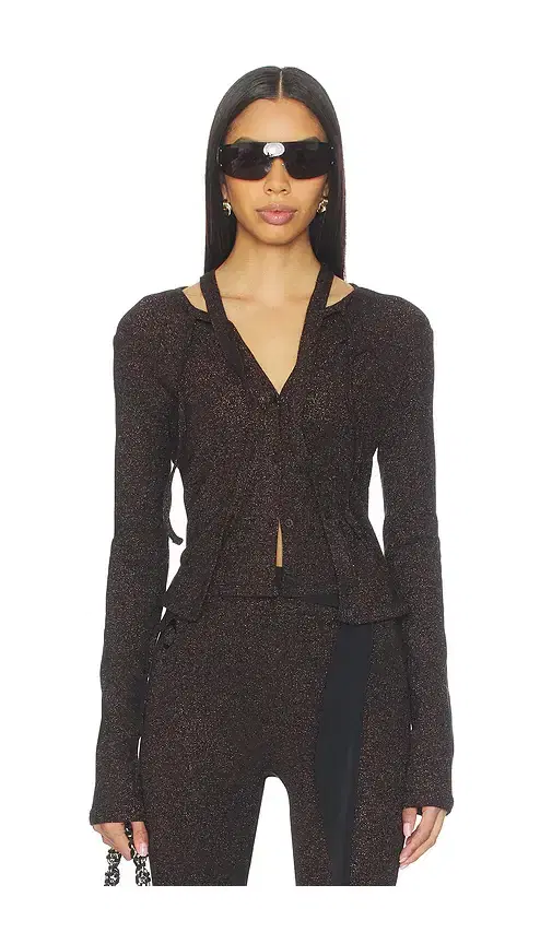 Ottolinger Double Closure Rib Cardigan