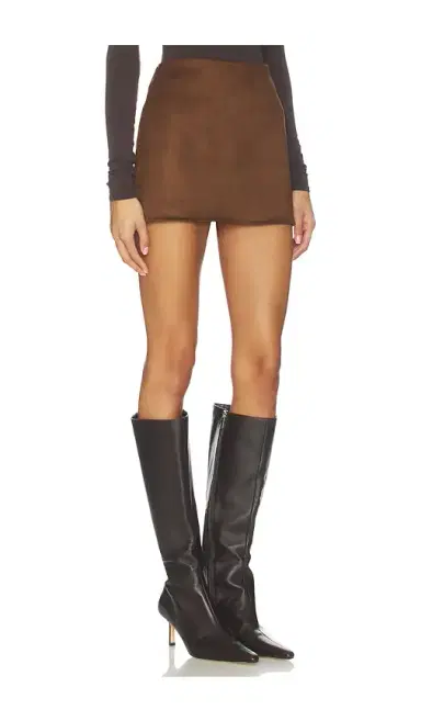 SNDYS Jacqui Faux Suede Mini Skirt | Thumbnail 2