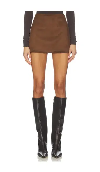 SNDYS Jacqui Faux Suede Mini Skirt | Thumbnail 1