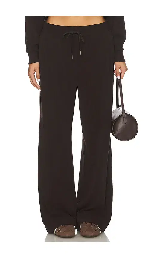 Breathe Easy Ribbed Wide Leg Pant