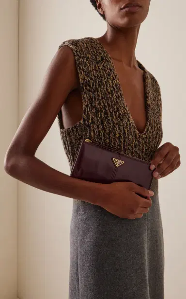 Prada Leather Pouch | Thumbnail 2 Prada Leather Pouch | Thumbnail 2