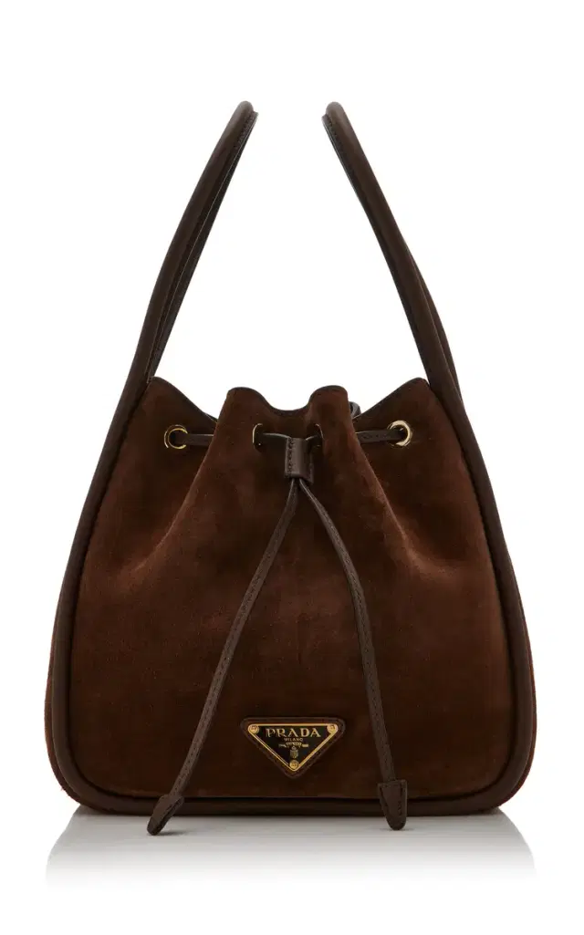Suede Bucket Bag