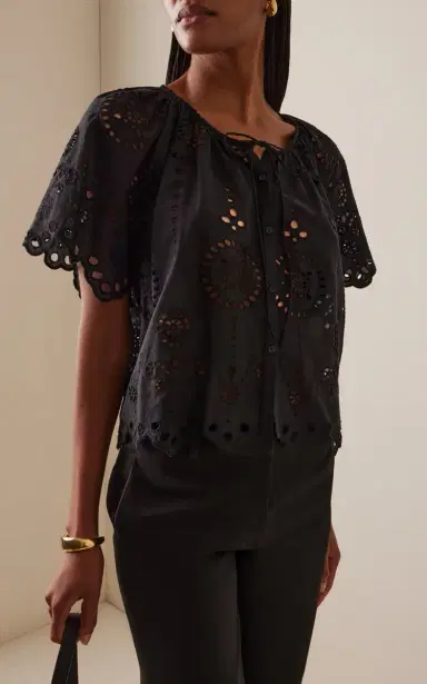 Matteau Cotton Broderie Anglaise Top | Thumbnail 3 Matteau Cotton Broderie Anglaise Top | Thumbnail 3
