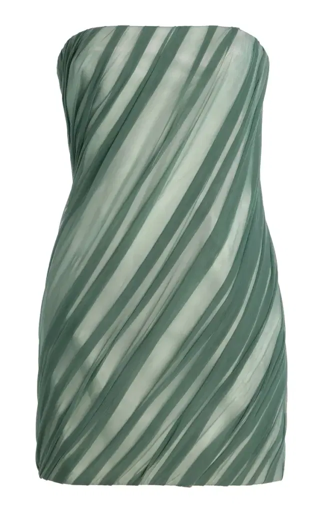 Significant Other Aryn Draped Tulle Mini Dress