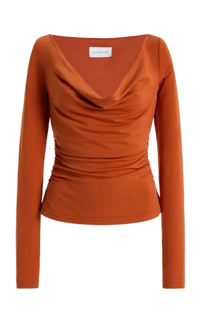 Significant Other Luisa Draped Jersey Top