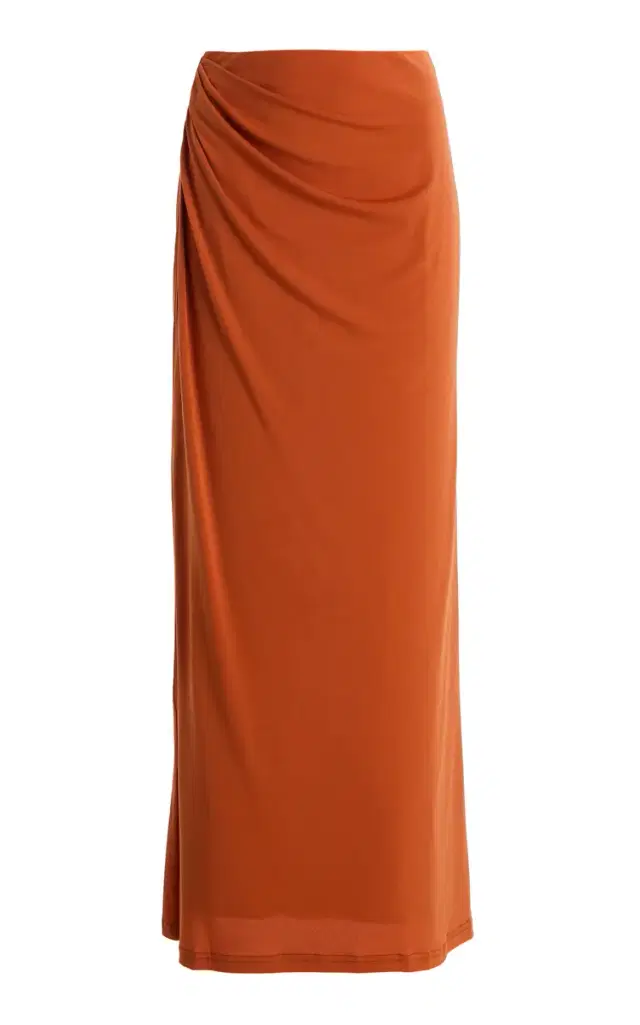 Significant Other Priya Draped Jersey Maxi Skirt