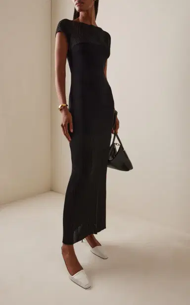 House of Dagmar Contrast Knit Dress | Thumbnail 2