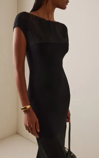 House of Dagmar Contrast Knit Dress | Thumbnail 3