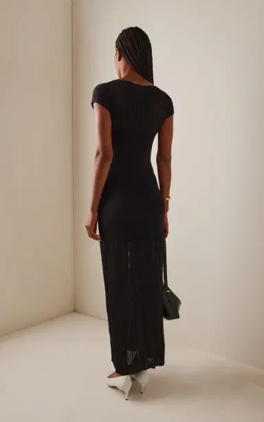House of Dagmar Contrast Knit Dress | Thumbnail 4