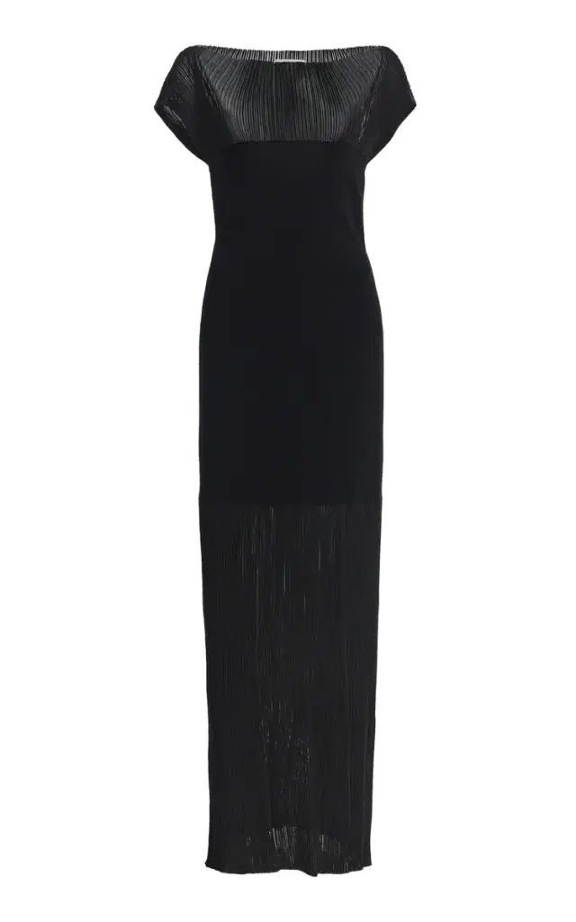 House of Dagmar Contrast Knit Dress