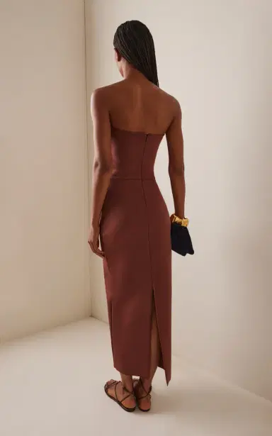 House of Dagmar Sculpted Midi Dress | Thumbnail 4