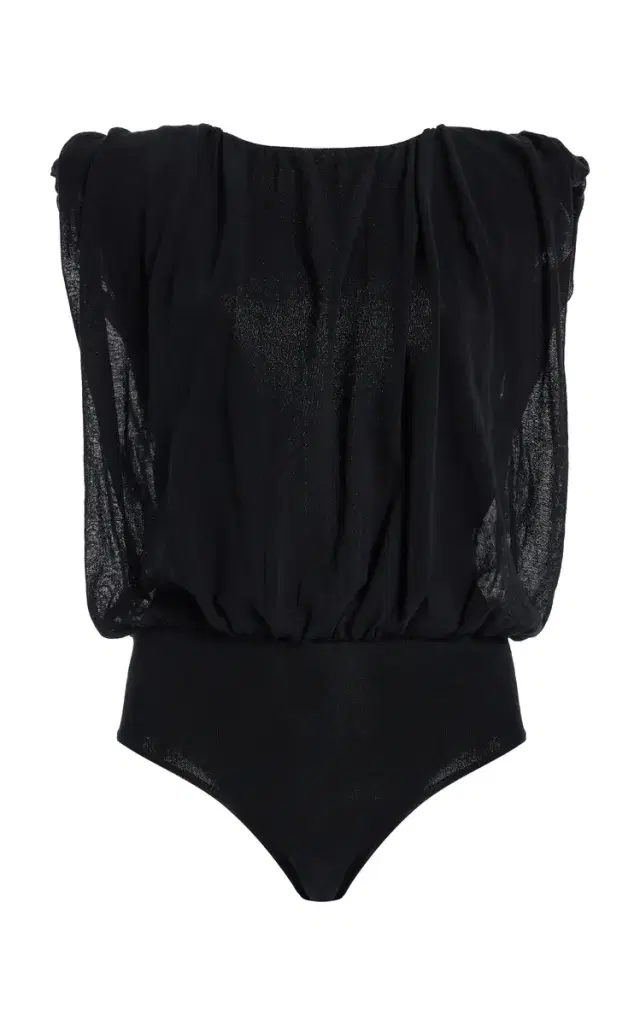 House of Dagmar Draped Knit Top