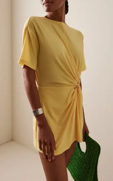 Significant Other Carrey Twisted Jersey Mini T-Shirt Dress | Thumbnail 2