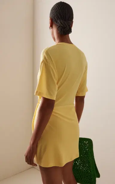 Significant Other Carrey Twisted Jersey Mini T-Shirt Dress | Thumbnail 4
