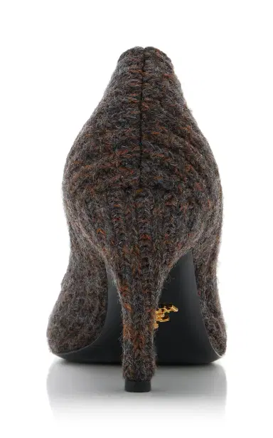 Prada Knit Wool Pumps | Thumbnail 5
